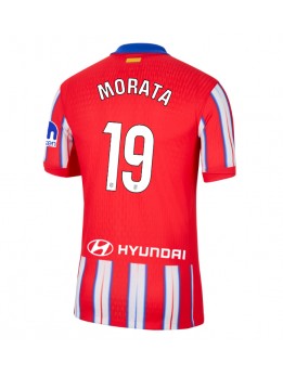 Moški Nogometna dresi replika Atletico Madrid Alvaro Morata #19 Domači 2024-25 Kratek rokav